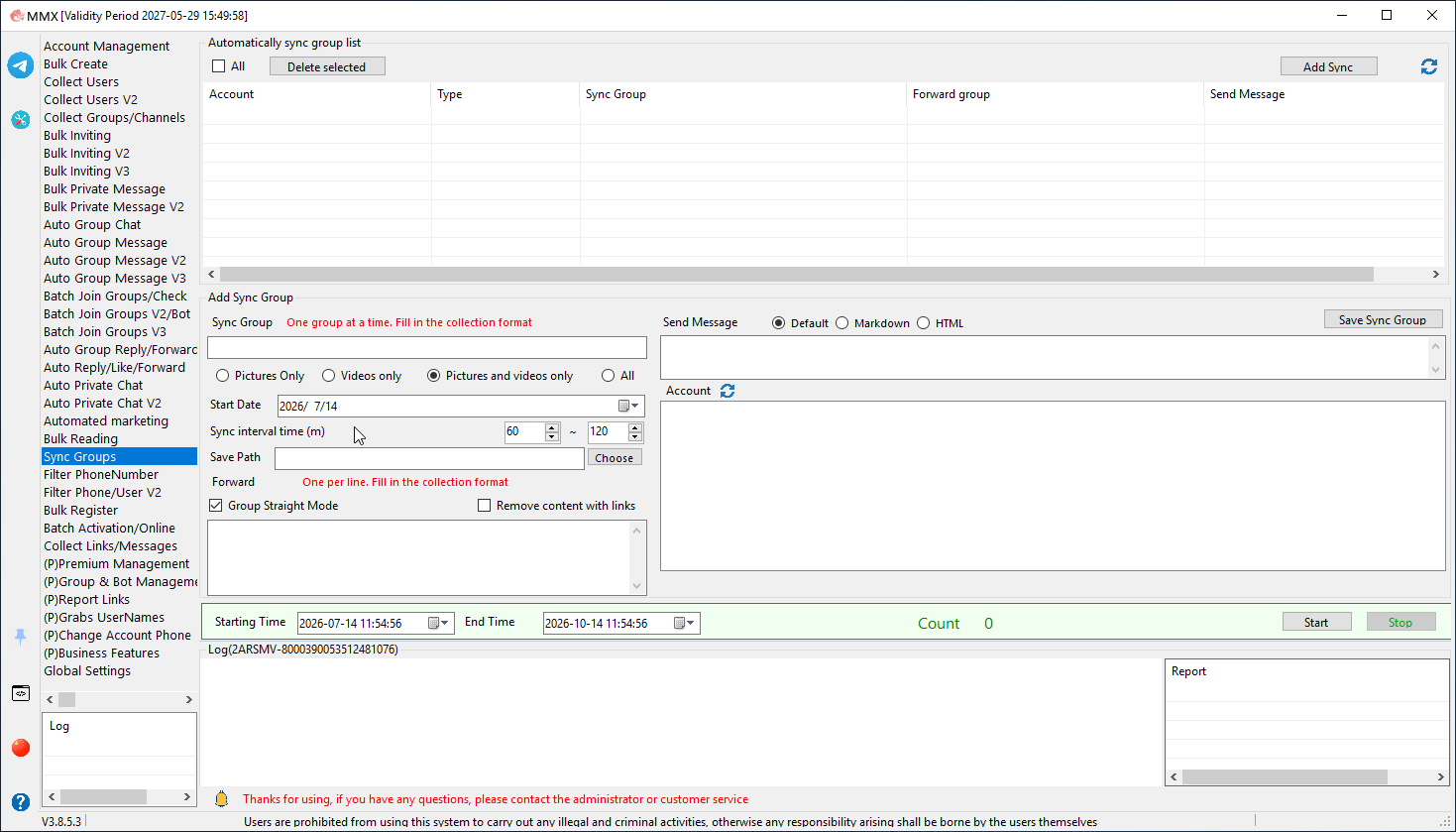 Sync Groups